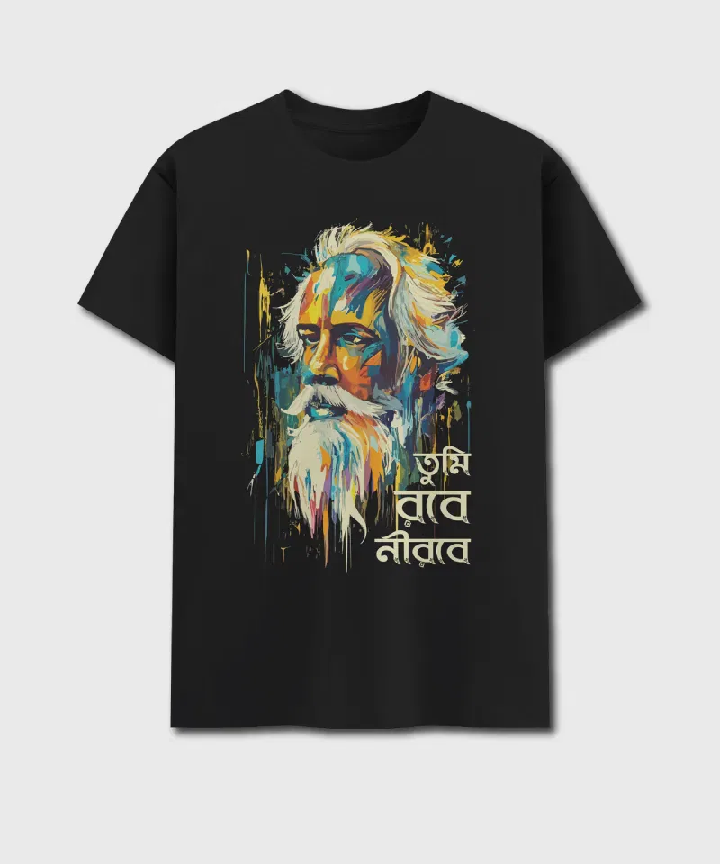 Tumi Robe Nirobe - Unisex t-shirt in Black color from BongStreet