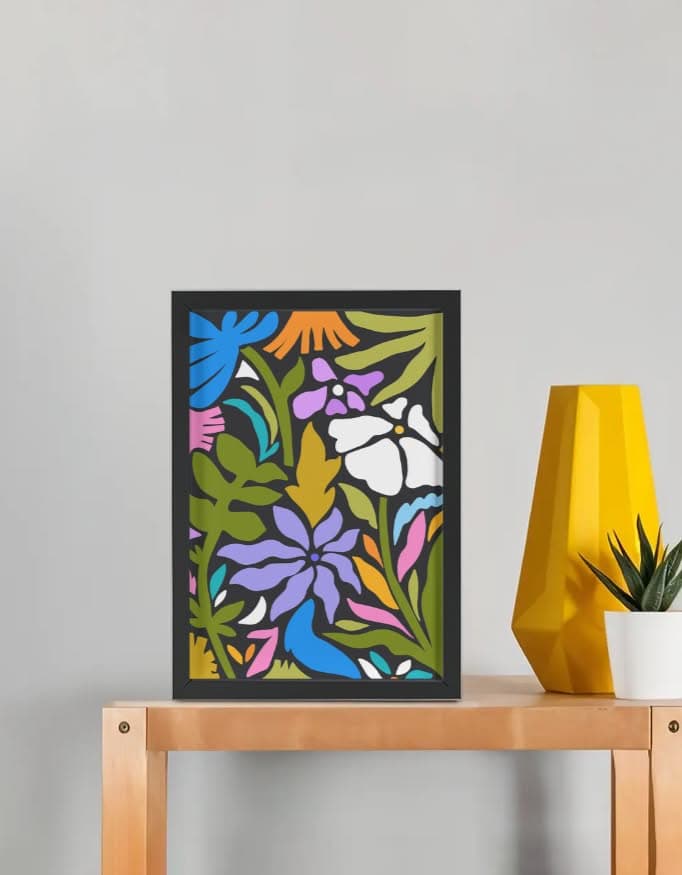 Rongmohol - A premium framed poster in A4 size