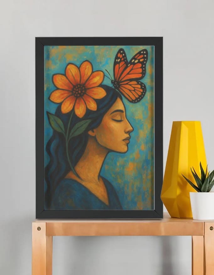 Silent Bloom – Artistic Wall Poster