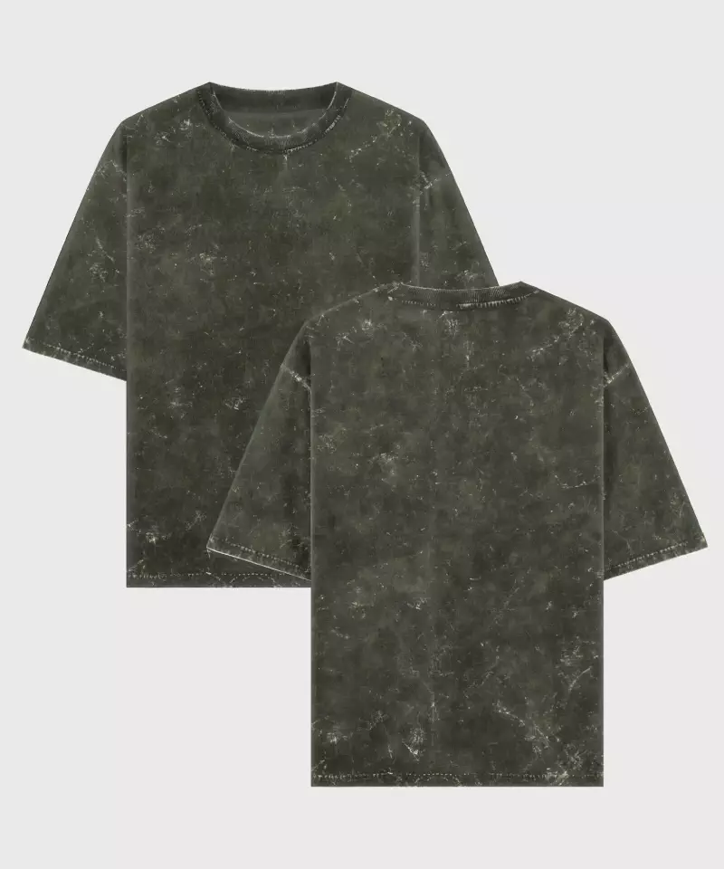 Acid Was Oversized T-Shirts - Plain - Image 3