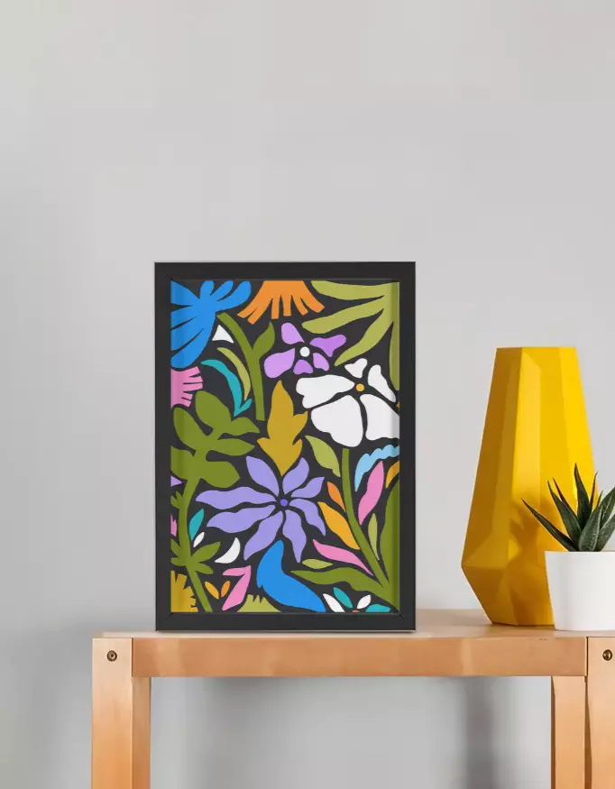 Rongmohol - A premium framed poster in A4 size